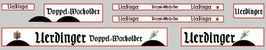 Werbung für 1 1/2 Decker von Brekina - Krefeld - limitierte Auflage