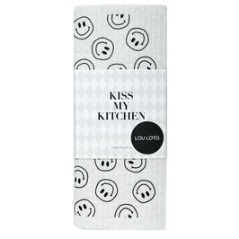 Kiss My Kitchen - Smiley Schwammtuch
