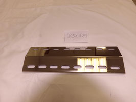 350 mm x 140 mm x 1mm HZ1BBQ Premium V4A Spiegel Flammenverteiler