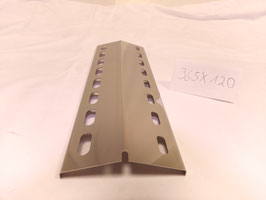 365mm x 140mm x 1mm V2A Edelstahl Flammenverteiler