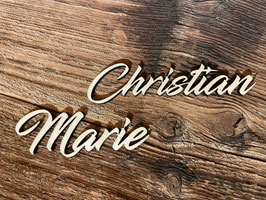 Schriftzug aus Holz | Schild | personalisiert | Schrift | Geschenk | Holzschrift
