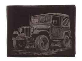 Portemonnaie Nr. 3014 mit Offroader Gravur