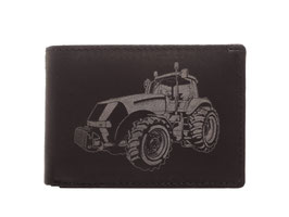 Mini Portemonnaie Nr.1034 mit Traktor Nr.4 Läsergravur