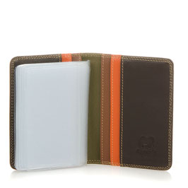 131-72 Credit Card Holder w/Plastic Inserts - Safari