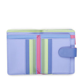 390-181 Medium 10 C/C Wallet w/Zip Purse - Viola