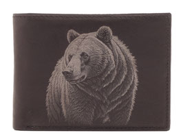 Portemonnaie Nr. 3014 mit Bär Gravur