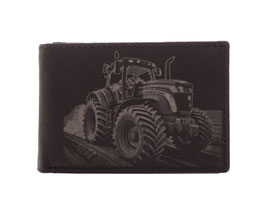 Mini Portemonnaie Nr.1034 mit Traktor Nr.6 Läsergravur