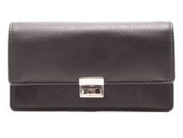 Serviceportemonnaie Luxus Cahoré- Schwarz