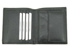 Portemonnaie Hochformat Nr.3315 Schwarz
