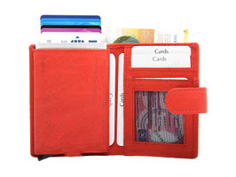 Figuretta Kartenetui mit Cardprotector - Rot