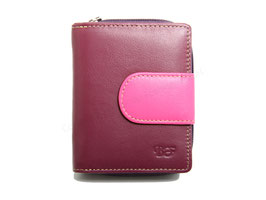 Kleines Rv-Portemonnaie Nr.1502 RFID - Multicolor Fuchsia