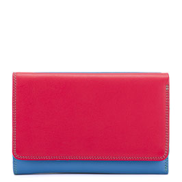363-191 Medium Tri-fold Wallet w/Outer Zip Purse - Lipstick
