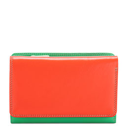 363-185 Medium Tri-fold Wallet w/Outer Zip Purse - Sicily
