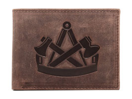 Portemonnaie mit Zimmermann Emblem Prägung