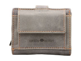 Greenburry Kartenbörse mit Münzfach 1686-27 - Navyblau