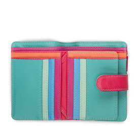 390-191 Medium 10 C/C Wallet w/Zip Purse - Lipstick