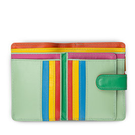 390-185 Medium 10 C/C Wallet w/Zip Purse - Sicily