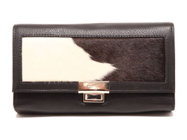 Serviceportemonnaie Strubeli Schwarz - Fellmuster 4