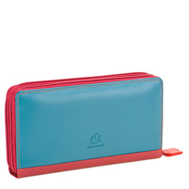 375-163 Large Double Zip Around Purse - Vesuvio