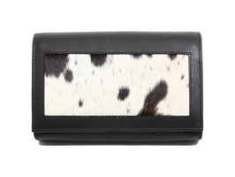 Serviceportemonnaie Klein Strubeli Schwarz - Fellmuster 3