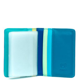 131-92 Credit Card Holder w/Plastic Inserts - Seascape
