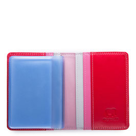 131-57 Credit Card Holder w/Plastic Inserts - Rubi
