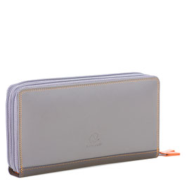 375-164 Large Double Zip Around Purse - Fumo