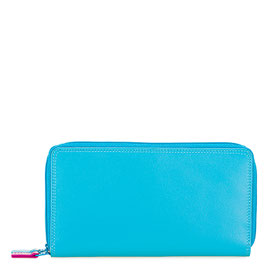375-171 Large Double Zip Around Purse - Liguria