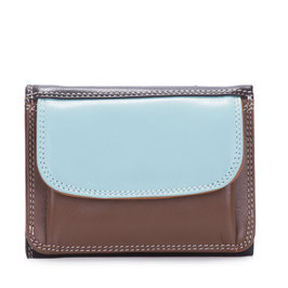 243-128 Small Tri-Fold Wallet - Mocha