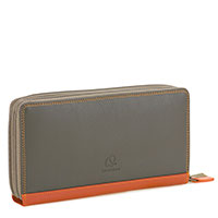 375-169 Large Double Zip Around Purse - Lucca