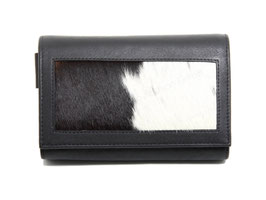 Serviceportemonnaie Klein Strubeli Schwarz - Fellmuster 2