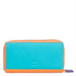 375-115 Large Double Zip Around Purse - Copacabana
