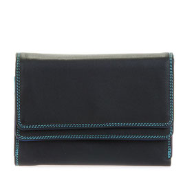 250-4 Double Flap Purse / Wallet - Black/Pace