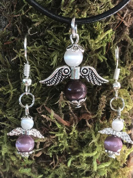 Schutzengel Set mit Ohrringen