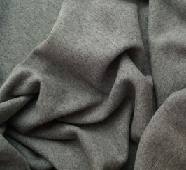 Meterware -  Merino-Kuschelstrick GRAU