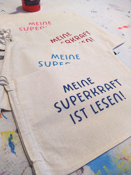 Buchbeutel »SUPERKRAFT«