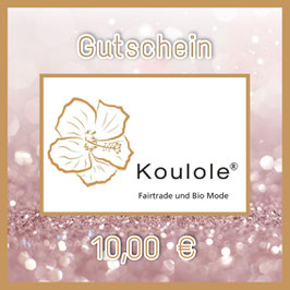 Gutschein Digital - 10,00 €