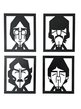 Set de cuadros "The Beatles"