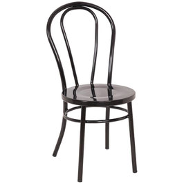 Bentwood Style Stuhl in Schwarz
