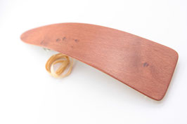 Haarspange / federleicht / 95mm / brauner Maserahorn