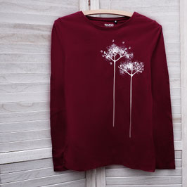 Ausgefallenes Longsleeve mit Blütendolde