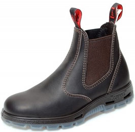 dkl.-braune Redback Boots ohne Stahlkappe