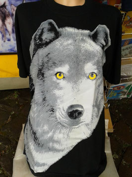 T-Shirt mit Wolfsmotiv