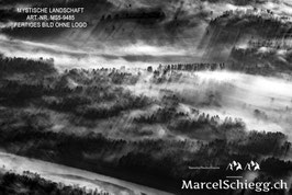 Alu-Dibond-FineArt-Mystische Landschaft S/W Art.-Nr. MS5-9485