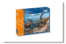 Puzzle-Steinböcke