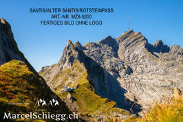 Leinwandbild-Säntis/Alter Säntis/Rotsteinpass Art.-Nr. MZ8-9200