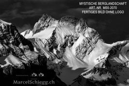 Leinwandbild-Mystische Berglandschaft S/W Art.-Nr. MS5-2070