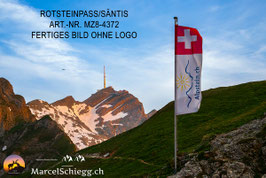 Leinwandbild-Rotsteinpass/Säntis Art.-Nr. MZ8-4372