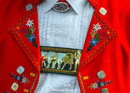 PK-Appenzeller Tracht/Rotes Brusttuch "Liibli"-MS8-7210
