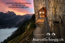 Acrylglasbild-Gasthaus Aescher-Wildkirchli/Ebenalp Art.-Nr. MZ7-5198